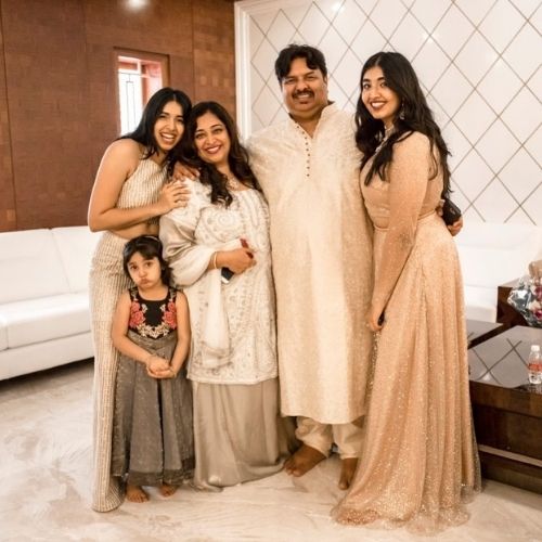 Kajol Chugh with Family