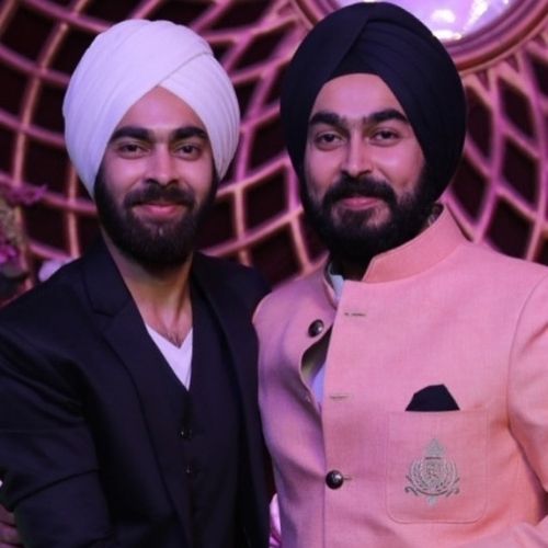 Manjot Singh with Brother