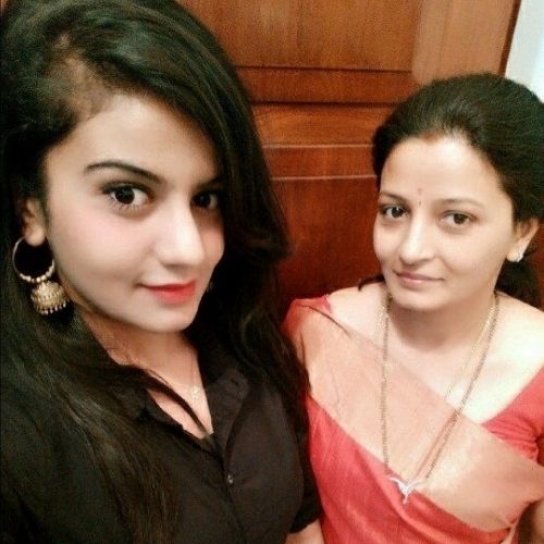 Namratha Gowda with Mother
