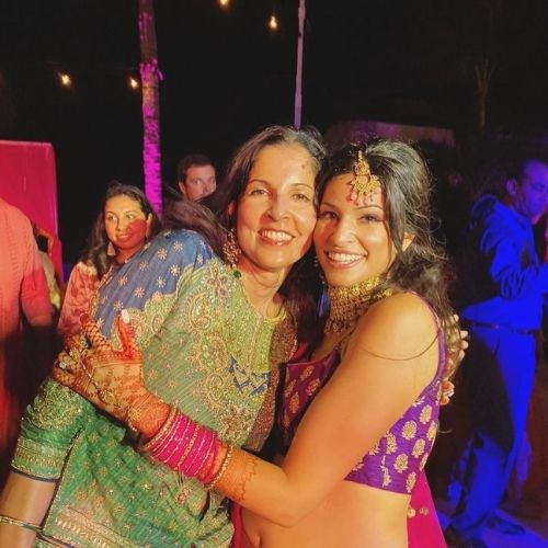Richa Moorjani with Mother