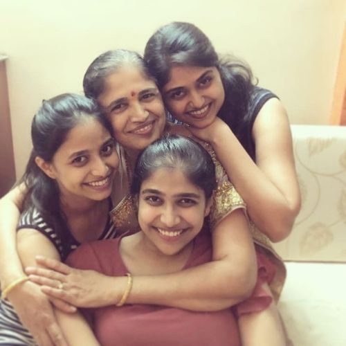 Sayali Deodhar with Mother and Sisters