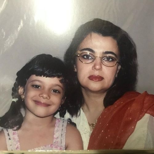 Simran Jehani with Mother