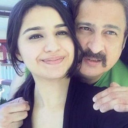 Sanaya Pithawalla (Actress) with Father