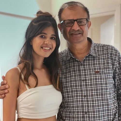Sejal Kumar with Father