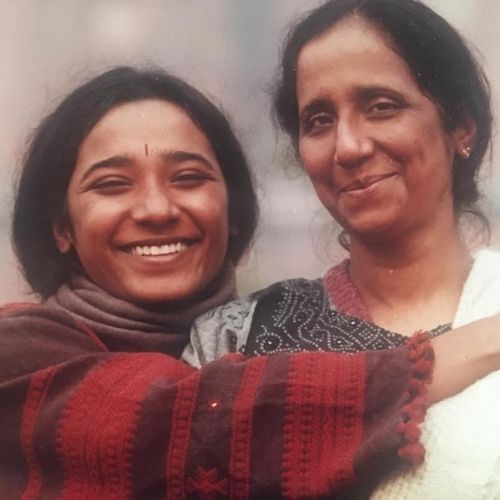 Tannishtha Chatterjee with Mother