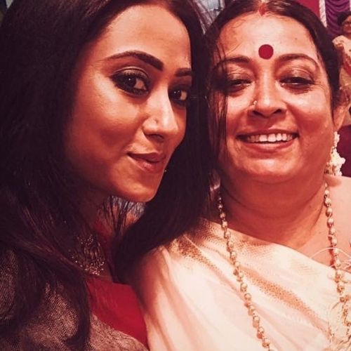 Ankita Chakraborty with Mother
