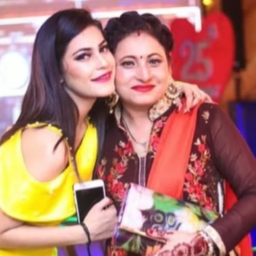 Kritika Malik with Mother