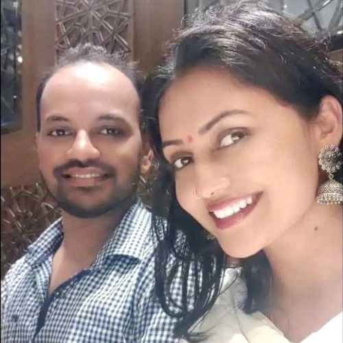 Sonali Patil with Her Brother (Abhijeet Patil)