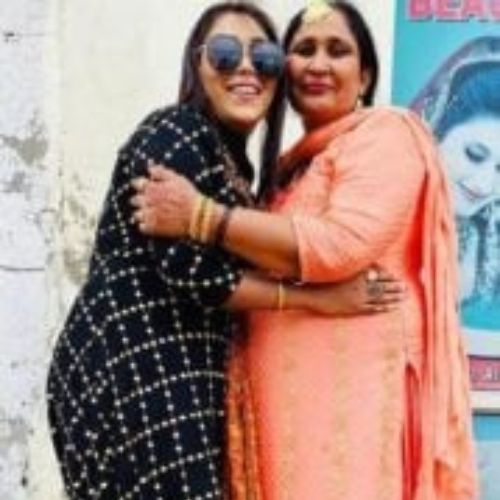 Afsana Khan with Her Mother