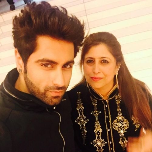 Ankit Gera with His Mother