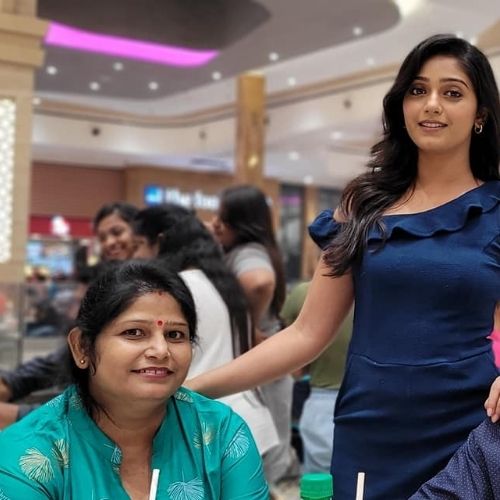 Dipanwita Rakshit with Her Mother