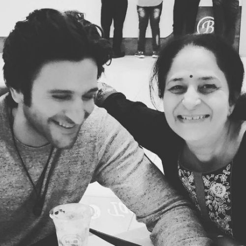 Karan Suchak with Mother