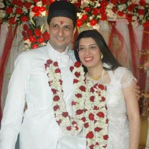 Rushad Rana with Wife