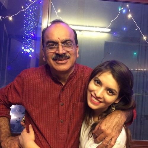 Sonakshi Batra with Her Father