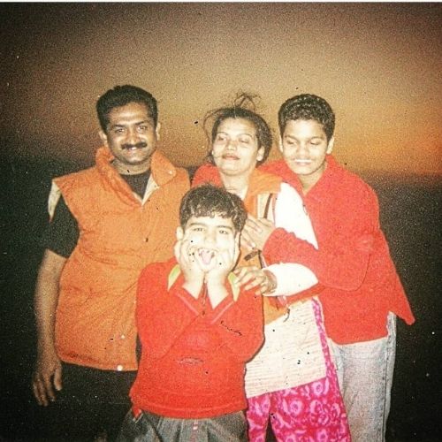 Madhur Mittal with Family