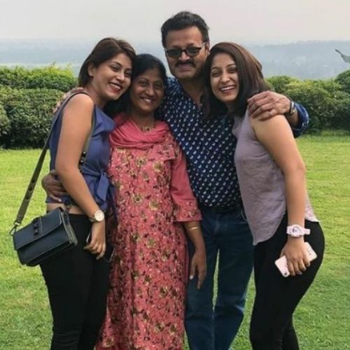 Pallavi Ajay Patil with Family