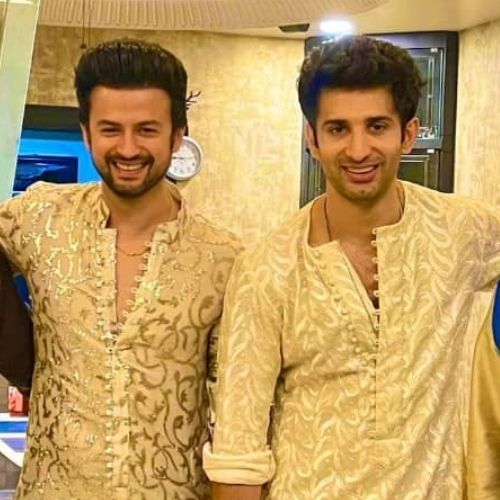 Sidhant Gupta with His Brother