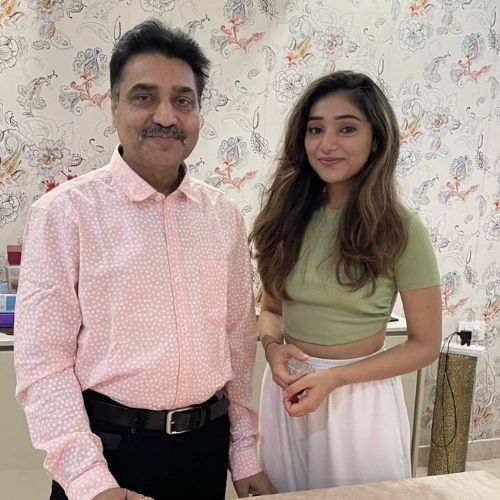 Paayal Jain with Her Father