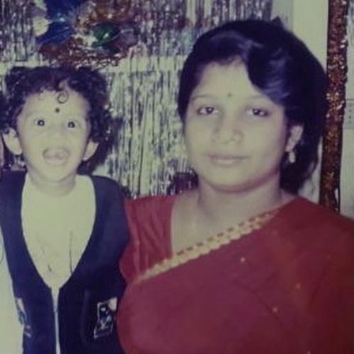 Subiksha Kayarohanam with Her Mother