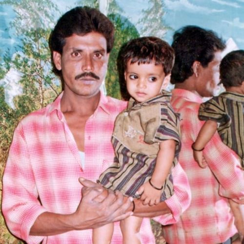Aasif Khan with Father