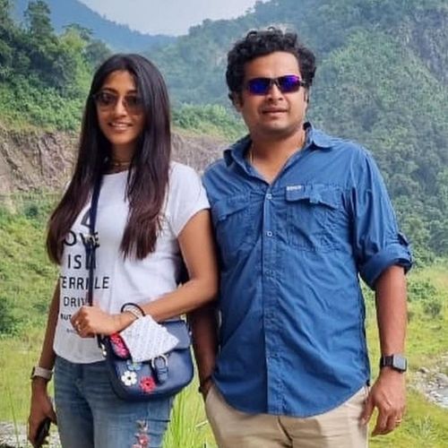 Paoli Dam with Her Husband