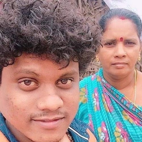 Pugazh with Mother
