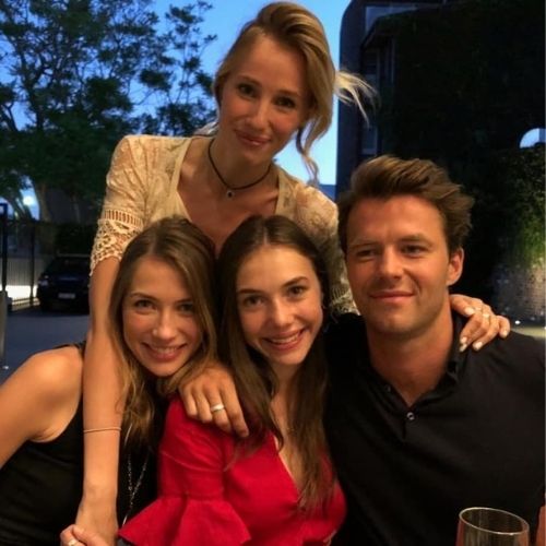 Thomas Cocquerel with His Sisters