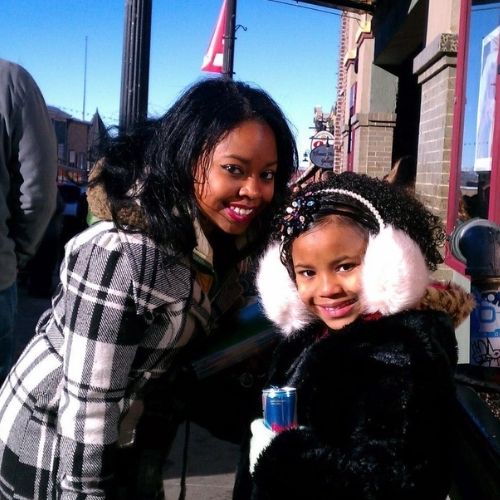 Ariana Neal with Her Mother
