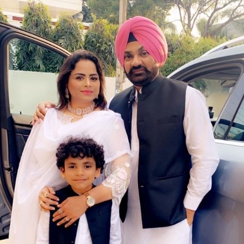 Gurlej Akhtar with Kulwinder Kally