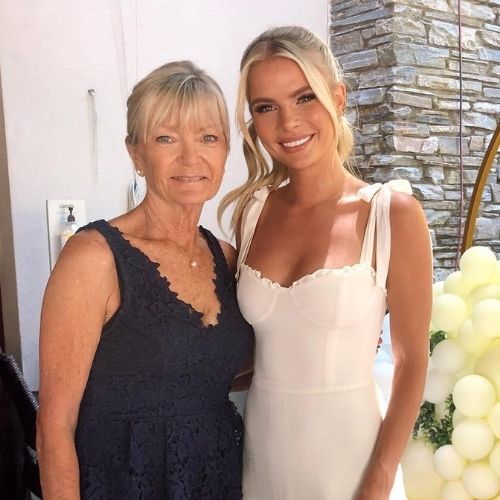 Kelli Goss with Mother