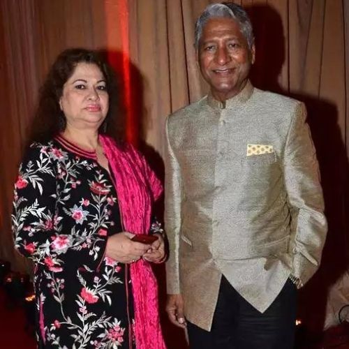 Rajendra Gupta with Veena Gupta