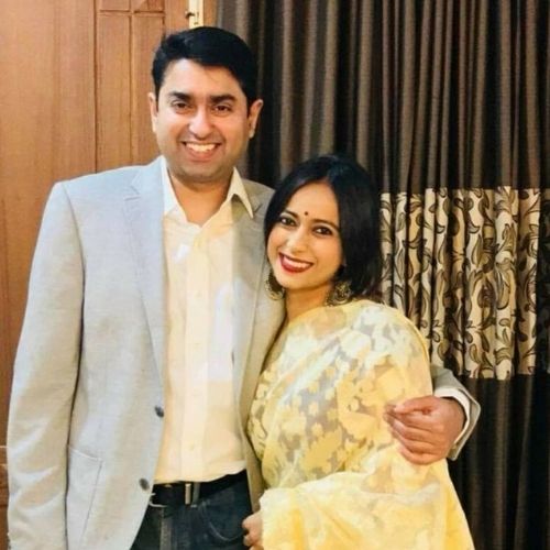 Ronjini Chakraborty with Her Brother