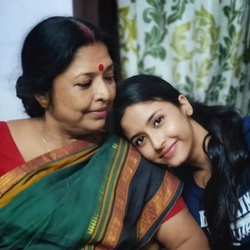 Sohini Banerjee with Mother