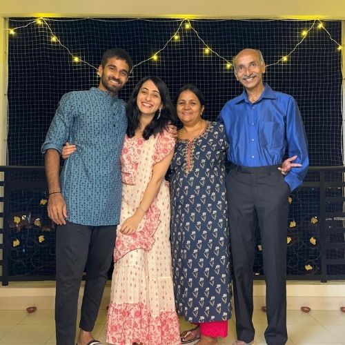 Ravikumar Samarth with Family