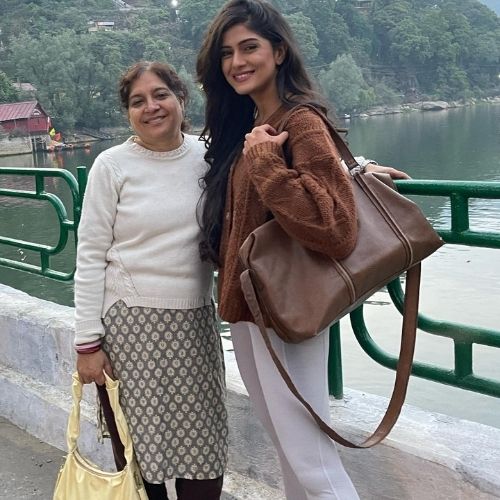 Tanvi Malhara with Mother