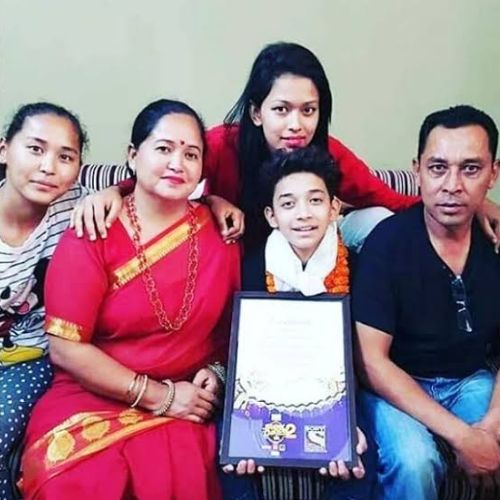 Akash Thapa Parents