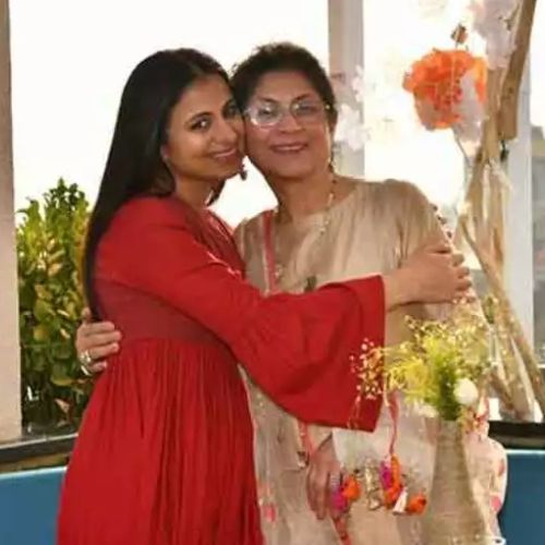 Rasika Dugal with Mother