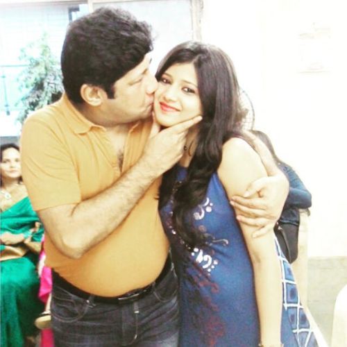 Samridhi with her father