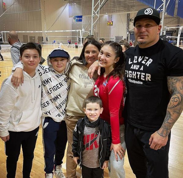 Javon with his family