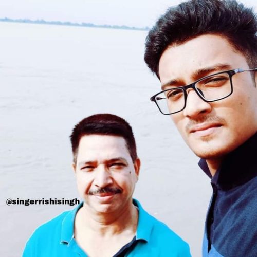 Rishi Singh with Father