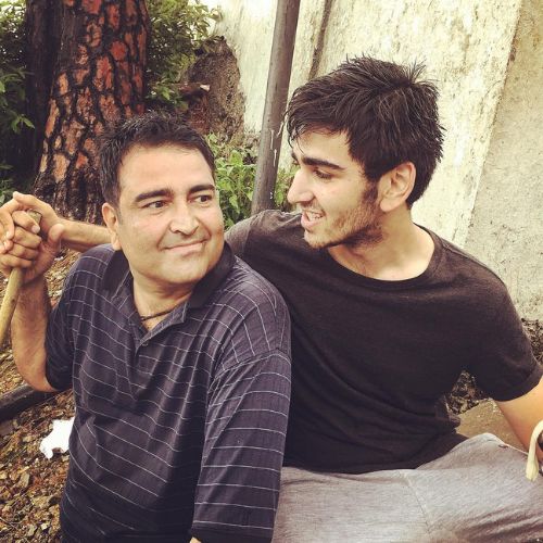Chayan Chopra with Father