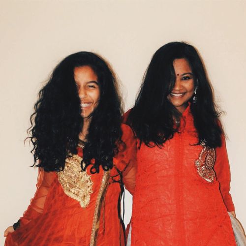 Parijita Bastola with Sister