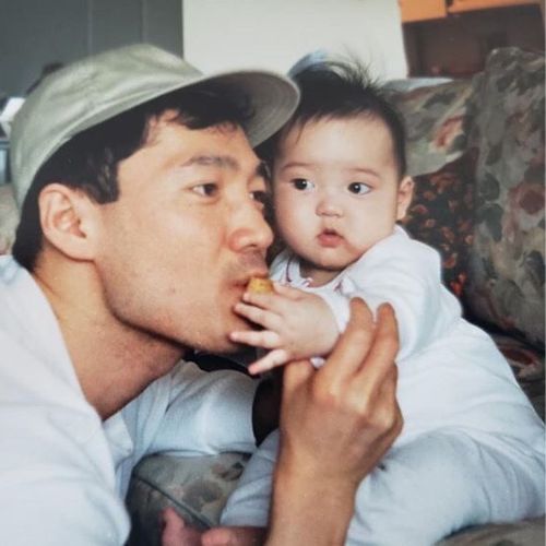 Andre Dae Kim with Father