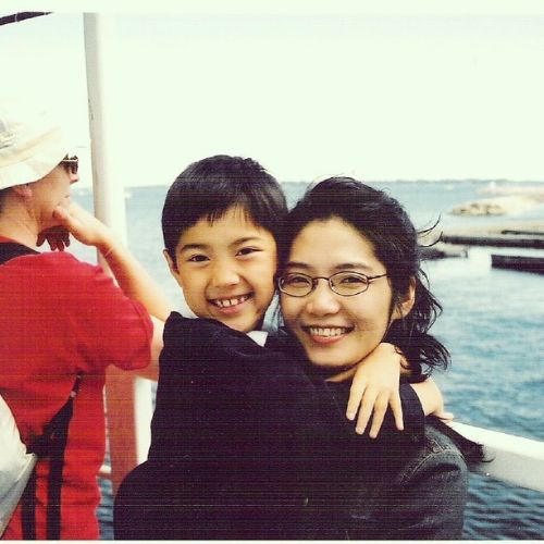 Andre Dae Kim with Mother