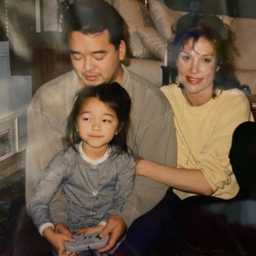 Midori Francis with Parents