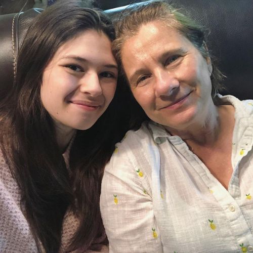 Nicole Maines with Mother