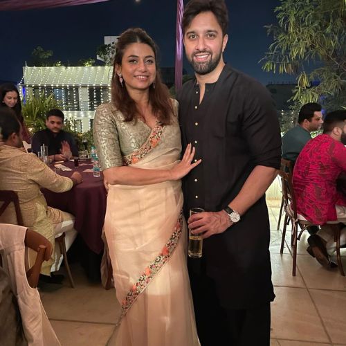 Sahil Mehta with Wife