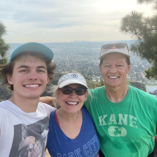Austin Kane with Parents