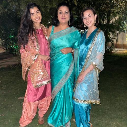 Ayesha Kanga with Mother and Sister