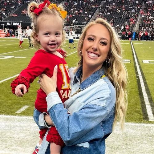 Brittany Matthews with her daughter